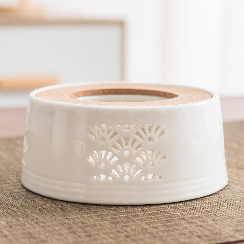 Japanese Hollowed-out Candle And Warm Tea Oven.